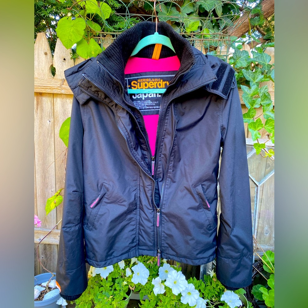 Superdry Black Ski & Snow Jacket